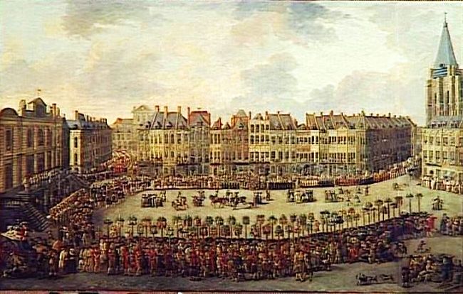 procession-grand-place-lille-francois-louis-joseph-watteau-debut-XIXe